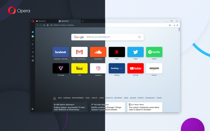 Opera готовит обновление и редизайн браузера