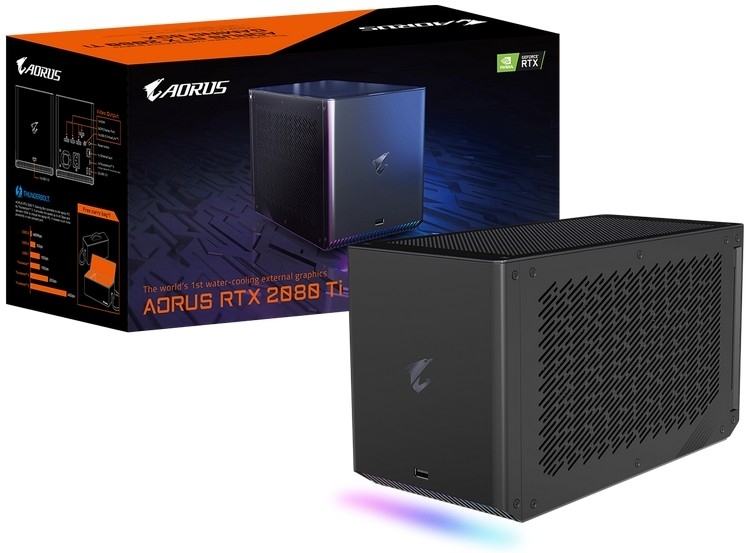Внешний ускоритель Gigabyte Aorus RTX 2080 Ti Gaming Box оценен в $1500