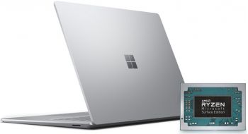 Процессоры AMD Ryzen в составе Surface Laptop 3