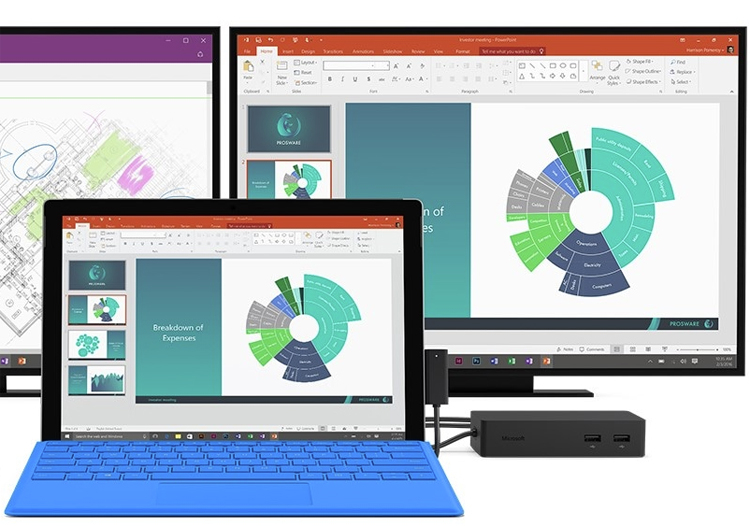 Microsoft выпустит новую док-станцию для компьютеров Surface