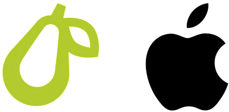 Apple претендует на все фрукты в логотипах: компания подала в суд на Prepear за изображение груши