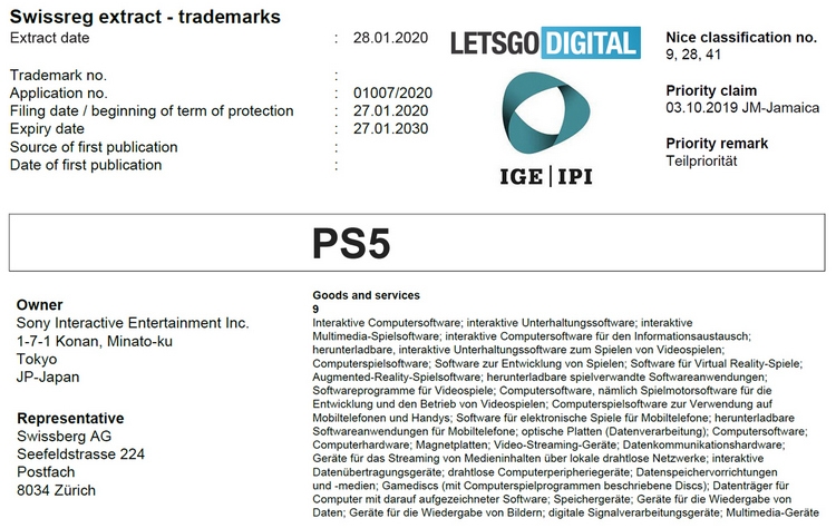 Анонс PlayStation 5 близок: Sony зарегистрировала торговую марку PS5