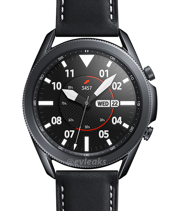 Смарт-часы Samsung Galaxy Watch 3 предстали в различных вариантах исполнения
