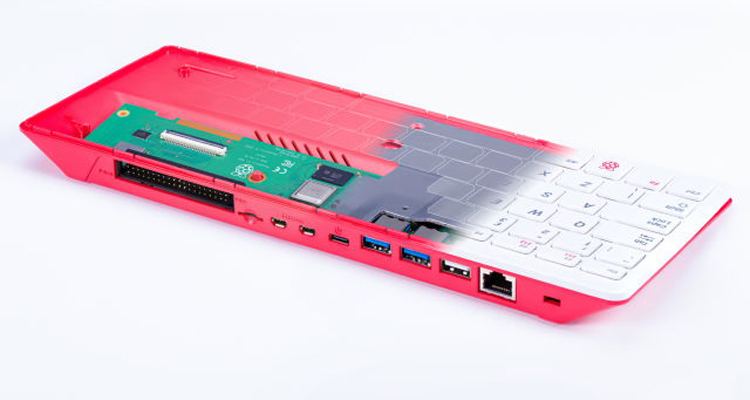 Представлен Raspberry Pi 400 — полноценный настольный компьютер внутри клавиатуры по цене $70